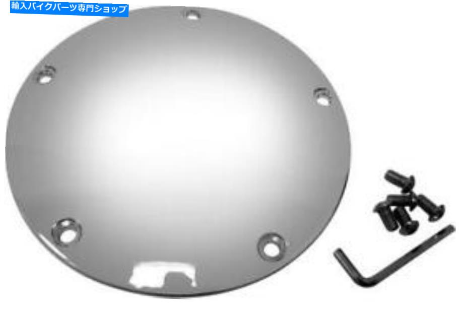 クロームパーツ ハードドライブダービーカバー5ホールクロム＃37-044ハーレーダビッドソン HardDrive Derby Cover 5-Hole Chrome #37-044 Harley Davidson【並行輸入品】