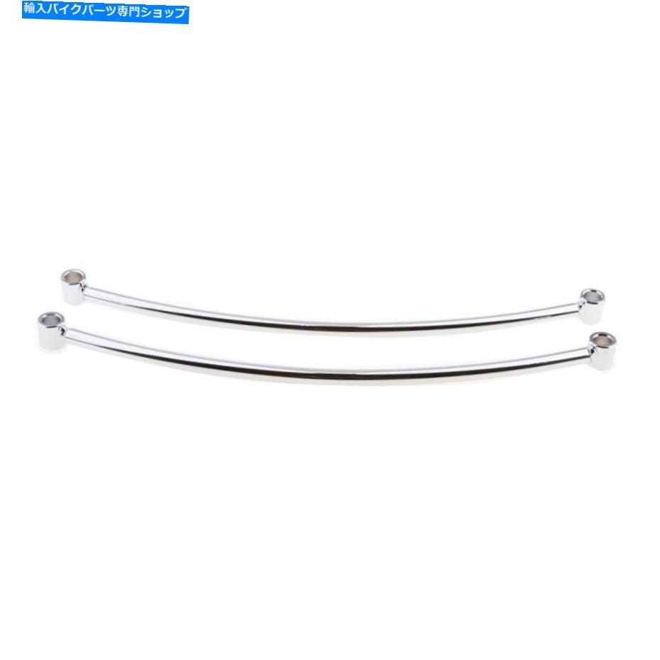 クロームパーツ Harley Cruiserのためのクロームリアフェンダーの鉄道支援ブラケットマウントホルダー Chrome Rear Fender Rail Support Bracket Mount Holder For Harley Cruiser【並行輸入品】