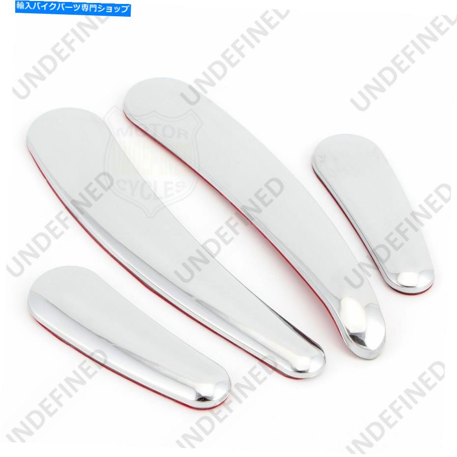 クロームパーツ Heritage Softail Fatboy Lo Flstf 08-17のためのクロム湾曲スイングアームフレームインサート Chrome Curved Swingarm Frame Inserts For Heritage Softail Fatboy Lo FLSTF 08-17【並行輸入品】