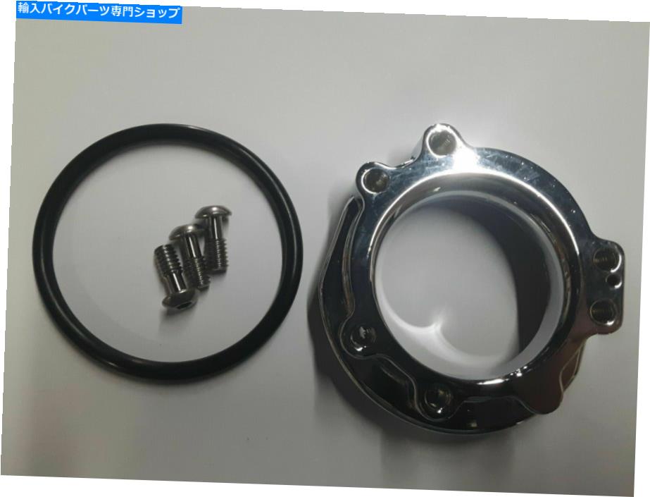 クロームパーツ HSR 42/45のための本物のミクニクロームエアボックスアダプターHS42 / 001-chr-k Genuine Mikuni Chrome Air Box Adapter for HSR 42/45 Carburetor HS42/001-CHR-K【並行輸入品】
