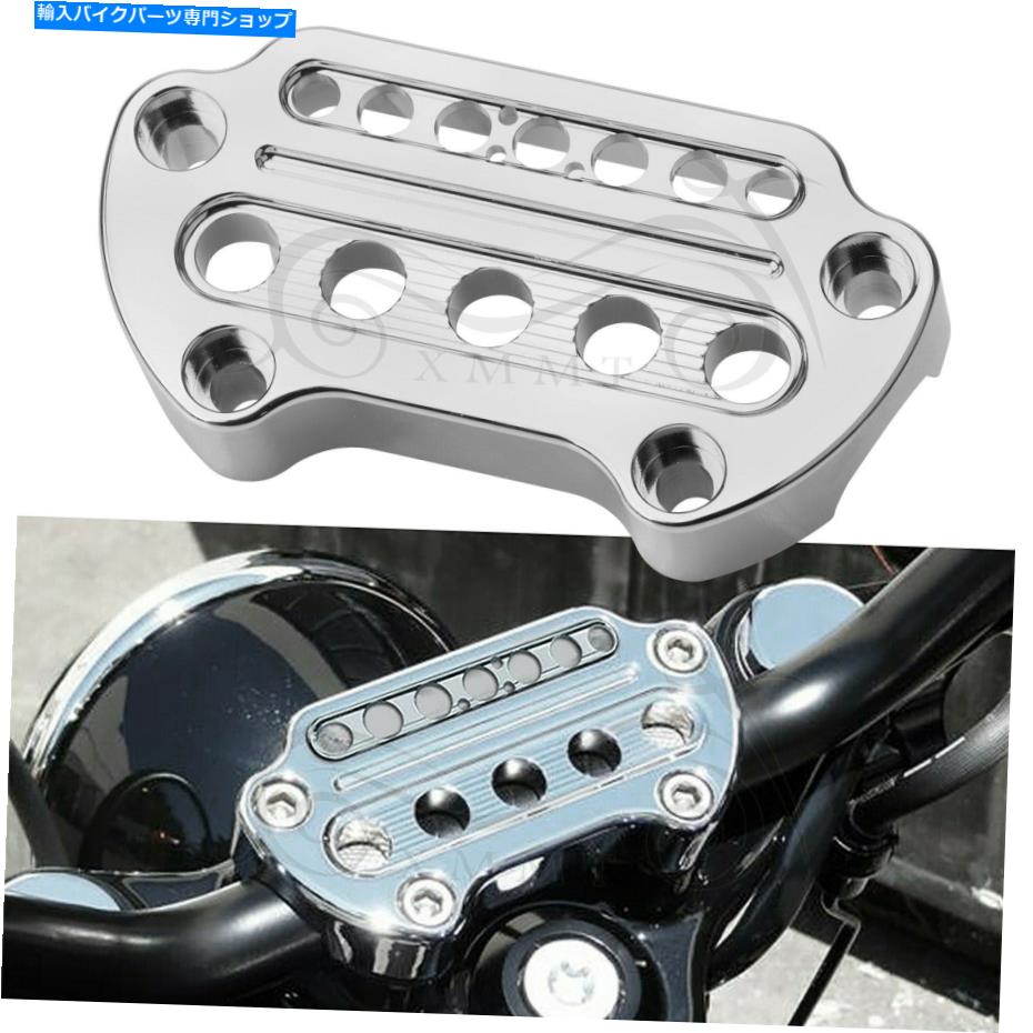 クロームパーツ Chromeインジケータライトトップクランプはハーレー95アップスポーツスターカスタムXL1200Cにフィット Chrome Indicator Light Top Clamp Fits For Harley 95-up Sportster Custom XL1200C【並行輸入品】