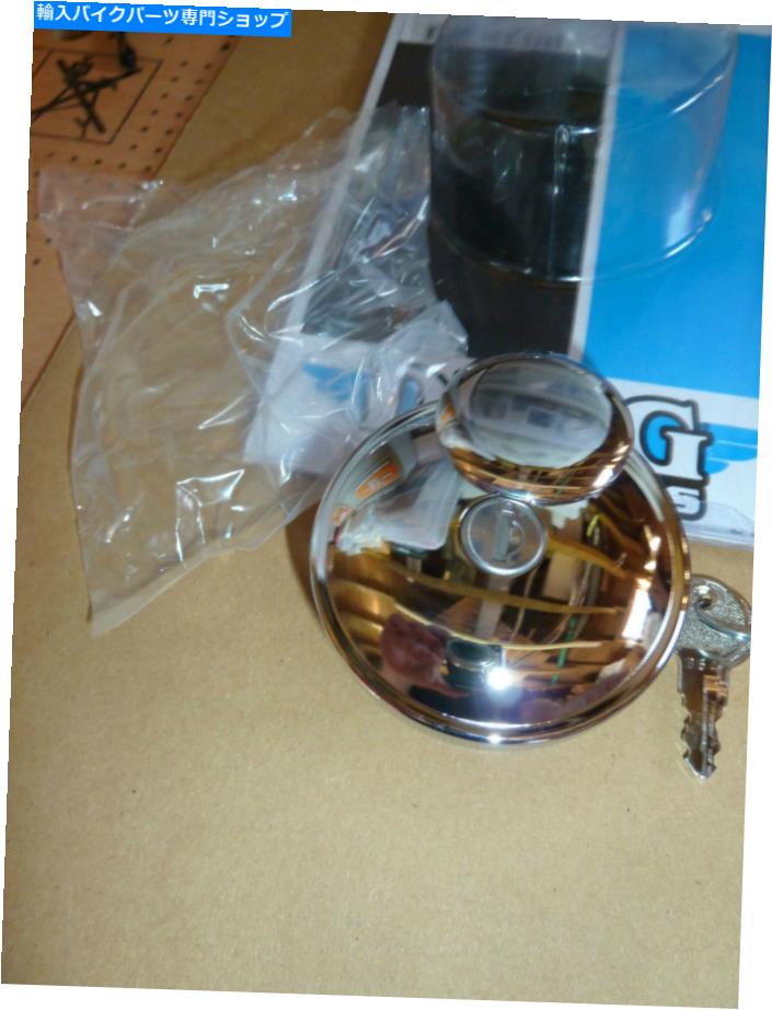 クロームパーツ ロッキングクロムガスキャップベントフィットハーレーダビッドソンモデル1996/2019＃ Screw In Locking Chrome Gas Cap Vented Fits Harley Davidson Models 1996 /2019#【並行輸入品】