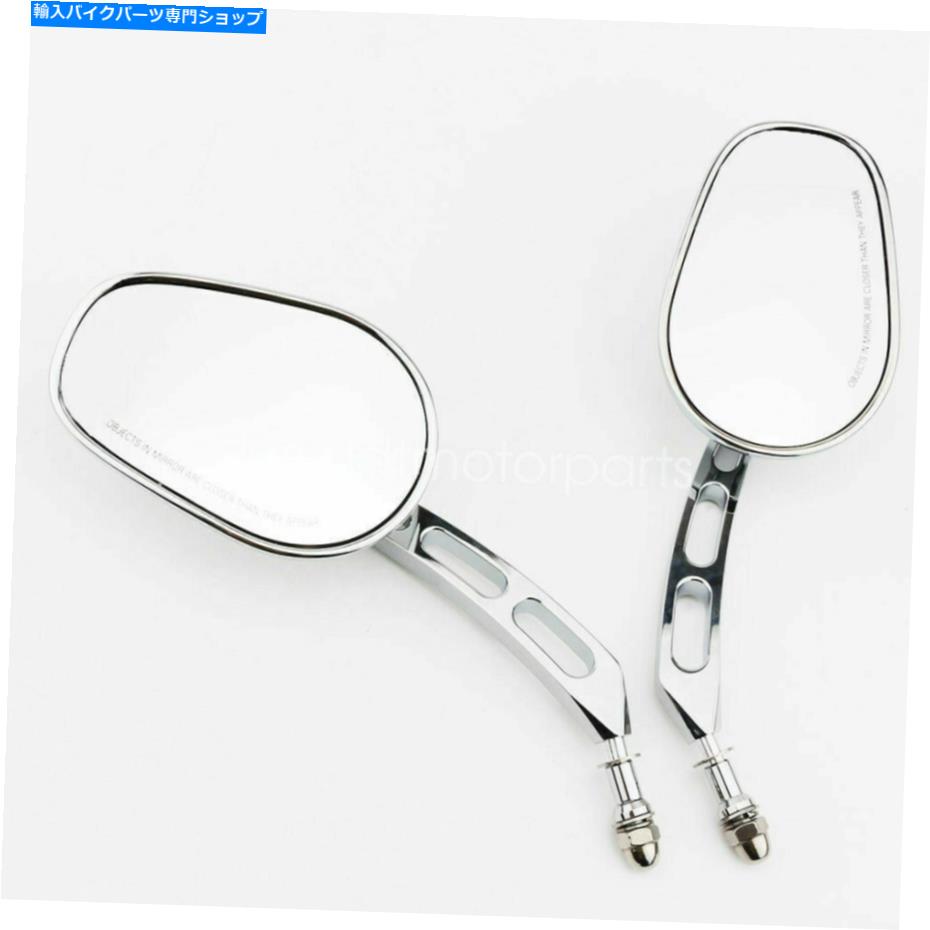 クロームパーツ Harley-Davidson Softail Standard FXST用LWKDDT 1PAIR Chromeオートバイのミラー LWKDDT 1Pair Chrome Motorcycle Mirrors For Harley-Davidson Softail Standard FXST【並行輸入品】