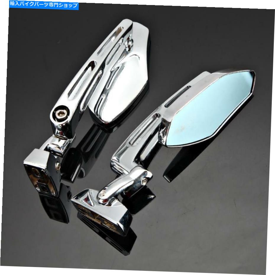 クロームパーツ Suzuki GSXR 600 750 750 Hayabusa GSX1300R SV TL用クロームブルーミラー Chrome Blue Mirrors For Suzuki GSXR 600 750 1000 Hayabusa GSX1300R SV TL【並行輸入品】|Us Custom Parts Shop USDM