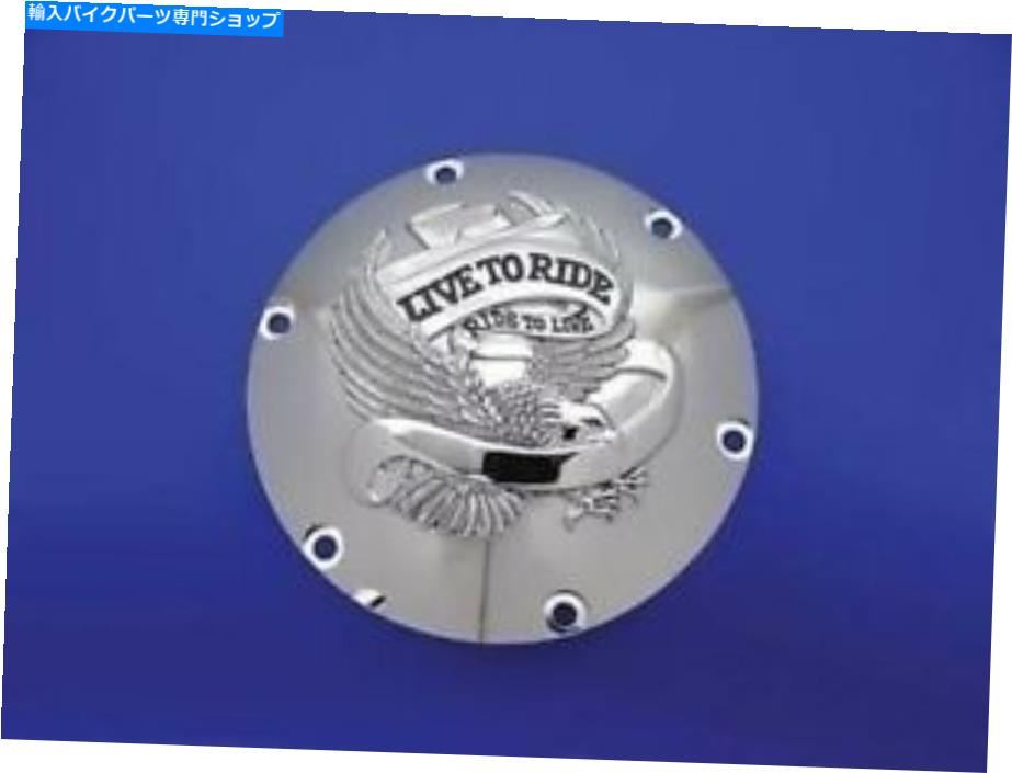 クロームパーツ クロムライブイーグルスプリットスポーダーズーーーーススター04-18 883 1200用スポーツスター04-18 883 1200用 - オリジナルのタイトルを表示 Chrome Live to Ride Eagle スピリットダービーカバー ハーレー スポーツスター 04-18 883 1200用-【並行輸入品】
