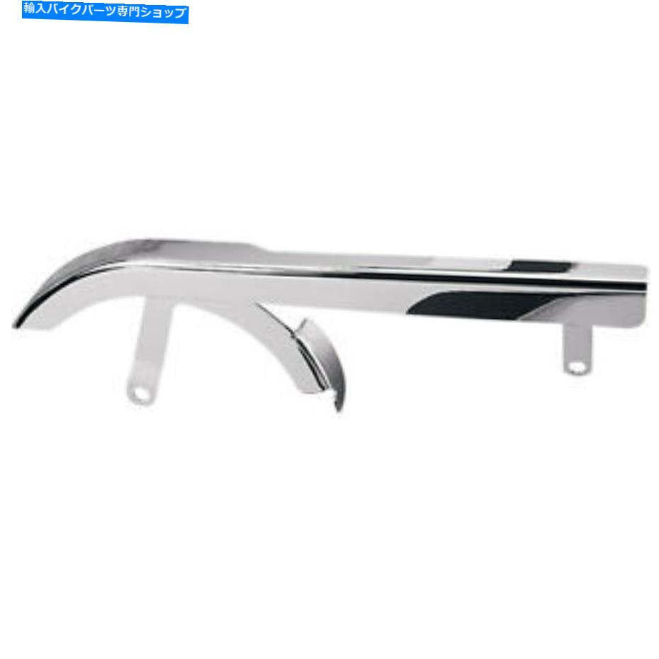 クロームパーツ 1991-1999ハーレースポーツスターのためのドラッグスペシャリのクロームリアアッパーベルトガード Drag Specialties Chrome Rear Upper Belt Guard for 1991-1999 Harley Sportster【並行輸入品】