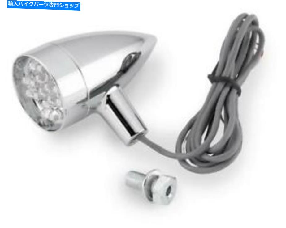 クロームパーツ バイカーの選択ミニLEDターン信号デュアルサーキットクロムレッド Biker's Choice Mini LED Turn Signal Dual Circuit Chrome Red【並行輸入品】