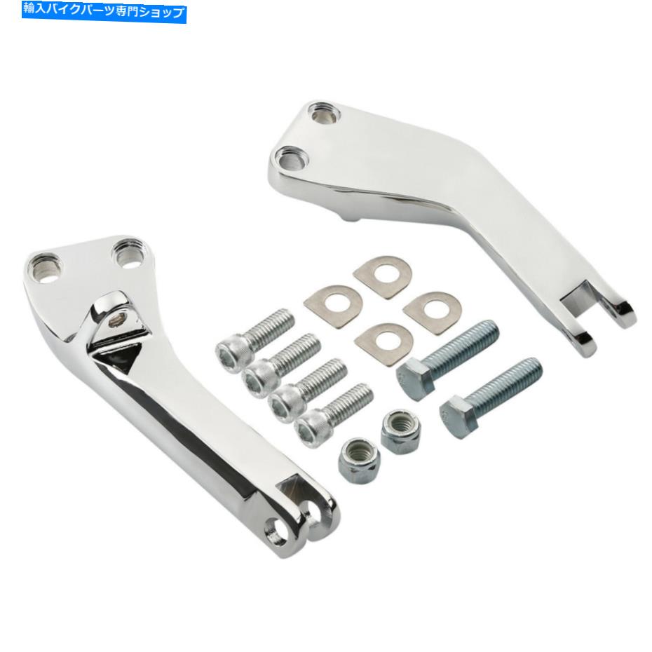 クロームパーツ Harley Dyna Fat Bobスーパーグライド2006-2017用クロームリアフットペグマウントキット Chrome Rear Foot Peg Mounting Kit For Harley Dyna Fat Bob Super Glide 2006-2017【並行輸入品】|Us Custom Parts Shop USDM