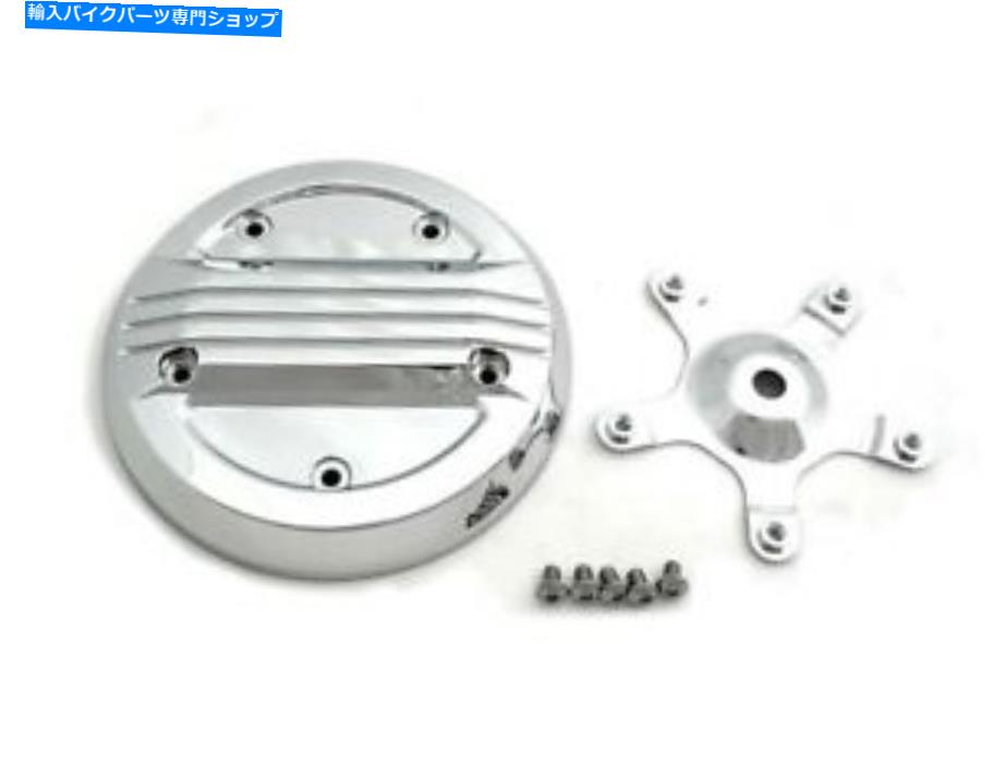 クロームパーツ Harley Twin Cam Suspail Dyna 99-15のためのクロムファイブボルトエアクリーナリーインサート Chrome Five-Bolt Air Cleaner Insert for Harley Twin Cam Softail Dyna 99-15【並行輸入品】