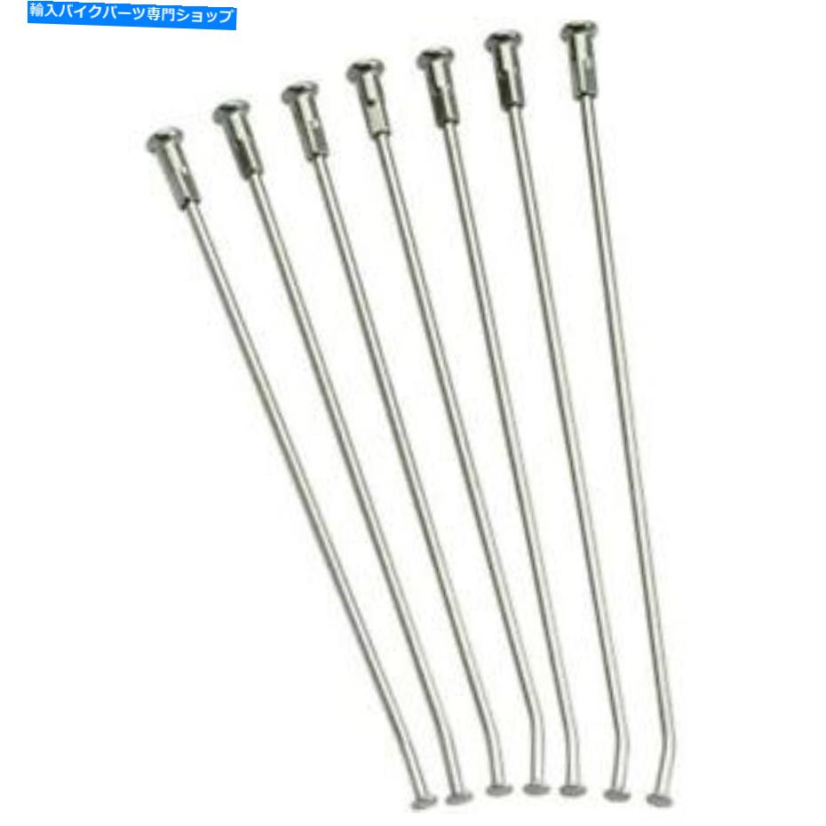 クロームパーツ ムースレーシングクロームメッキスポークセット18ホイールサイズ Moose Racing Chrome Plated Spoke Set 18 in Wheel Size【並行輸入品】
