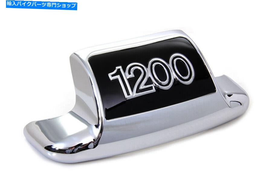 クロームパーツ クロムとブラックリアフェンダーチップ1200フィットハーレーダビッドソン Chrome and Black Rear Fender Tip 1200 fits Harley-Davidson【並行輸入品】|Us Custom Parts Shop USDM