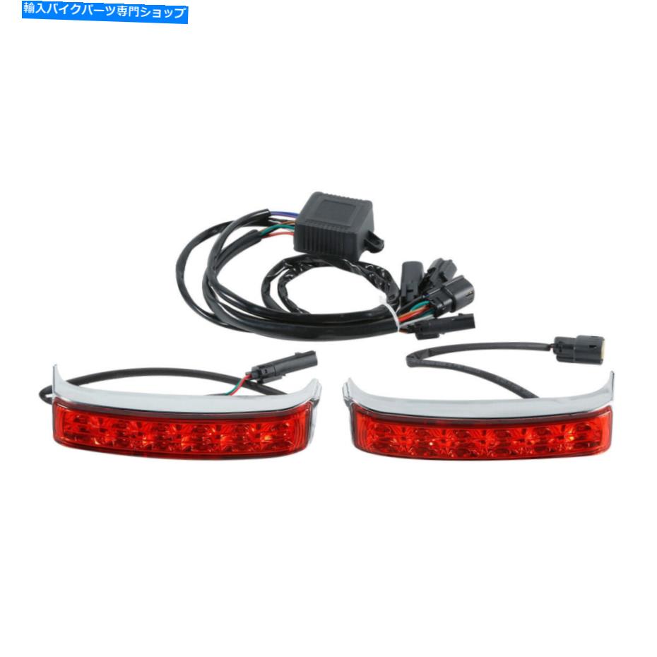 クロームパーツ サドルバッグLEDランブレーキターンライトはハーレーロードグライドウルトラ限定2014-2020 Saddlebag LED Run Brake Turn Light For Harley Road Glide Ultra Limited 2014-2020【並行輸入品】|Us Custom Parts Shop USDM