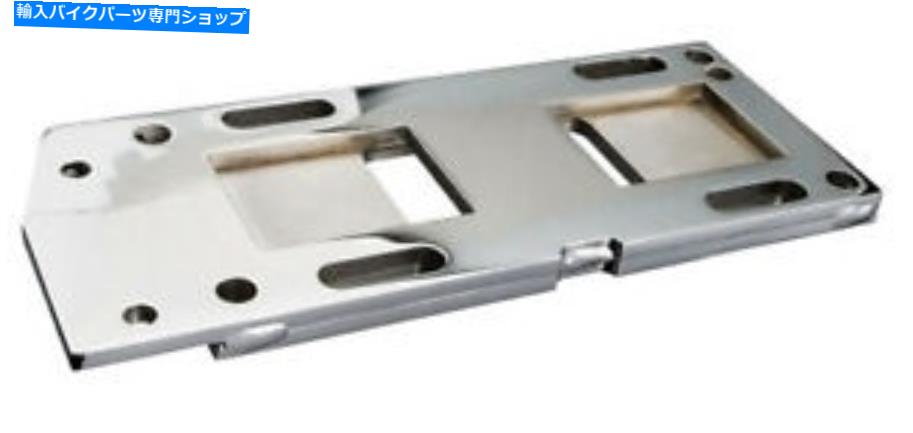 クロームパーツ 1936年のクロムトランスミッションマウントプレート - 1984ハーレーナックルULパンシャベル Chrome TRANSMISSION MOUNTING PLATE for 1936 - 1984 Harley Knuckle UL Pan Shovel【並行輸入品】