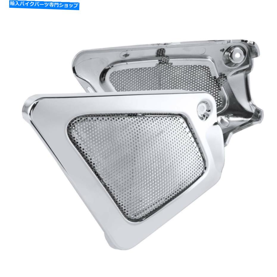 クロームパーツ Harley Vrod VRSCB VRSCAW VRSCDのためのクロムエアボックスフレームネックサイドカバー Chrome Airbox Frame Neck Side Covers Fit For Harley V-Rod VRSCB VRSCAW VRSCD【並行輸入品】