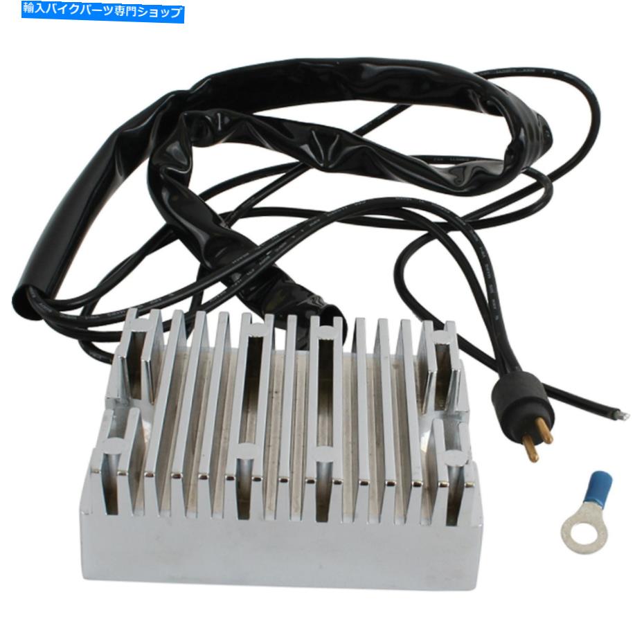 クロームパーツ 84-85ハーリースポーツスター74523-84用クローム電圧レギュレータ整流器 Chrome Voltage Regulator Rectifier For 84-85 Harley Sportster 74523-84【並行輸入品】