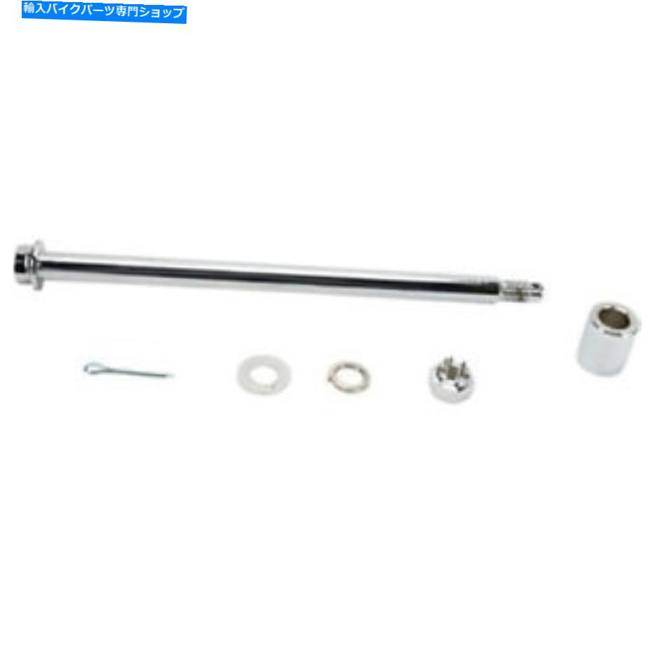 クロームパーツ リアストックホイールアクスルスペーサキットクロームハーレービッグツインソフトFLST FXST 84-99 Rear Stock Wheel Axle Spacer Kit Chrome Harley Big Twin Softail FLST FXST 84-99【並行輸入品】