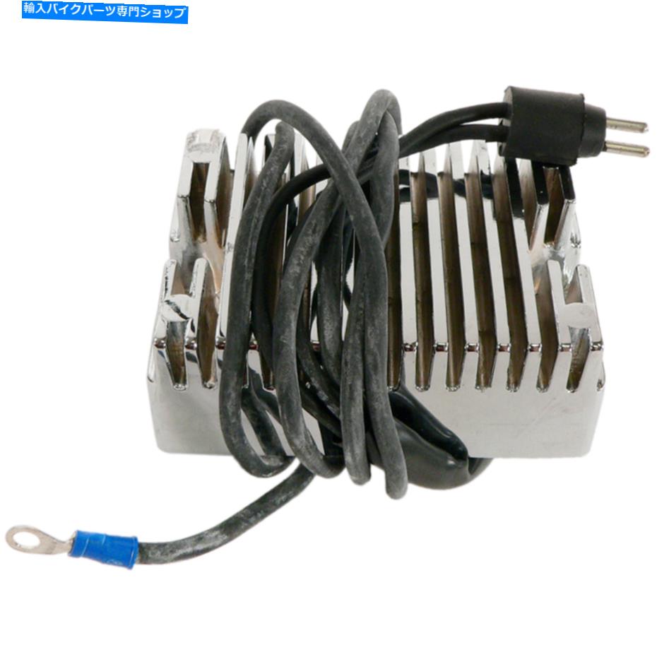 クロームパーツ 5スピードハーリースポーツスター1991用新しいクローム電圧レギュレータ整流器 New Chrome Voltage Regulator Rectifier for 5 Speed Harley Sportster 1991【並行輸入品】