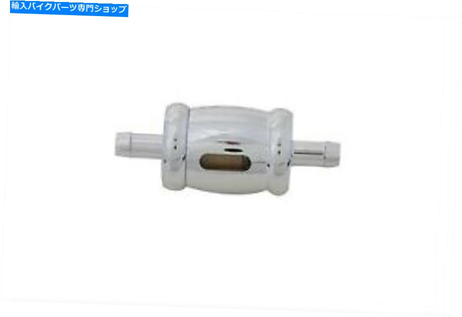 クロームパーツ V-Twinによるハーレーダビッドソンのためのビレット燃料フィルタークロム Billet Fuel Filter Chrome for Harley Davidson by V-Twin【並行輸入品】|Us Custom Parts Shop USDM