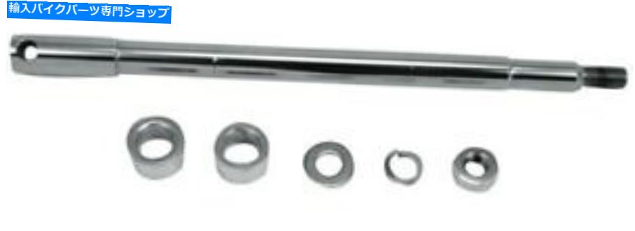 クロームパーツ フロントアクスルキットW /クロムヘッドFL 4スピード81-84 FXST 84-99 FXWG 84-86 FXDWG 93-99 Front Axle Kit w/Chrome Head FL 4 Speed 81-84 FXST 84-99 FXWG 84-86 FXDWG 93-99【並行輸入品】