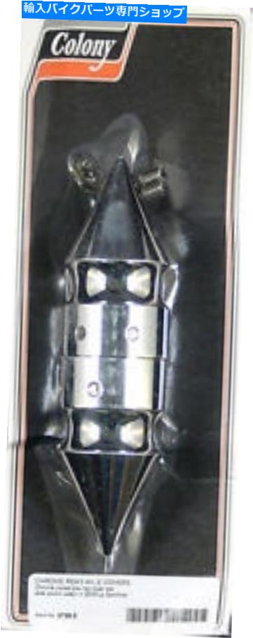 クロームパーツ ハーレー08アップXLパイクスタイルリアアクスルカバーコロニー2726-2 Harley 08-Up XL Pike Style Rear Axle Covers Colony 2726-2【並行輸入品】