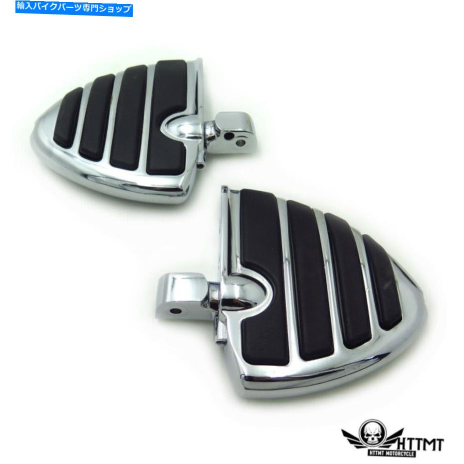 クロームパーツ ヤマハV-STAR 1000 650ロイヤルスターV用クロームウィングミニフロアボードW /アダプター Chrome Wing Mini Floorboards w/ Adapters For Yamaha V-Star 1000 650 Royal Star V【並行輸入品】｜Us Custom Parts Shop USDM