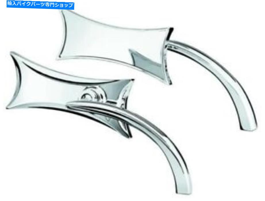クロームパーツ マイクロダイカスト4点ミラー右 - クロムアーレンネス13-417 Micro Die-Cast Four Point Mirror Right - Chrome Arlen Ness 13-417【並行輸入品】|Us Custom Parts Shop USDM