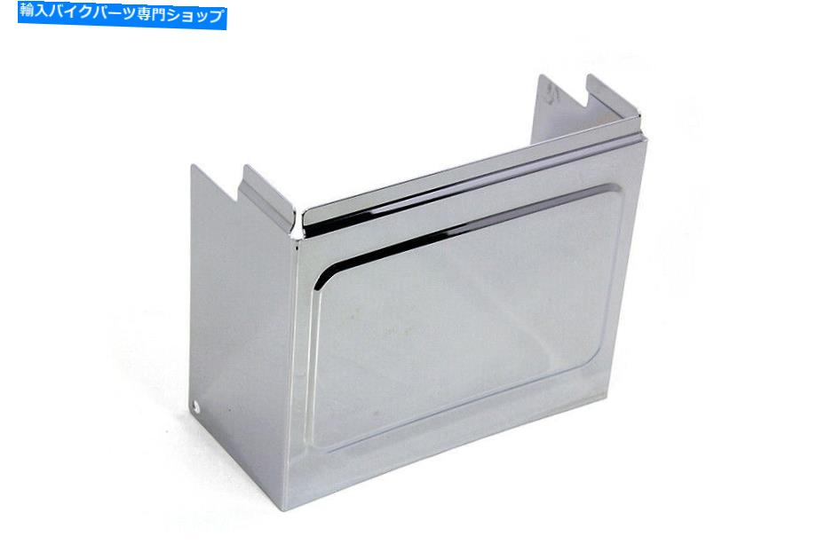 クロームパーツ クロムエンボス加工バッテリーサイドカバーはハーレー - ダビッドソンに収まります Chrome Embossed Battery Side Cover fits Harley-Davidson【並行輸入品】 28,087円
