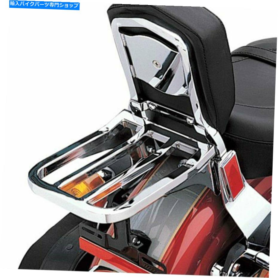 クロームパーツ 2 up Sissy Bar Solo荷物ラッククロムハーリーHD Sportster Iron 883 1200＃4 2 UP Sissy Bar Solo Luggage Rack Chrome For Harley HD Sportster Iron 883 1200#4【並行輸入品】