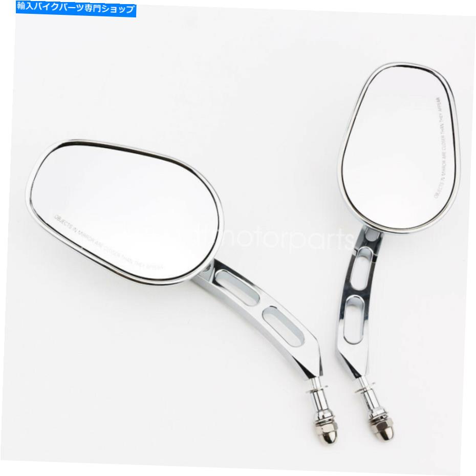 クロームパーツ Harley-Davidson Road King Classic FlhrcのためのChromeオートバイリアビューミラー Chrome Motorcycle Rearview Mirrors For Harley-Davidson Road King Classic FLHRC【並行輸入品】|Us Custom Parts Shop USDM