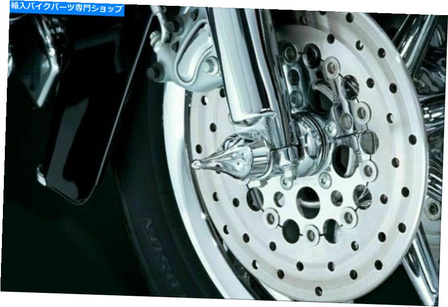 クロームパーツ Kuryakyn 1225 Harley Davidsonのためのクロムローマの車軸キャップ Kuryakyn 1225 Chrome Roman Axle Caps for Harley Davidson【並行輸入品】｜Us Custom Parts Shop USDM