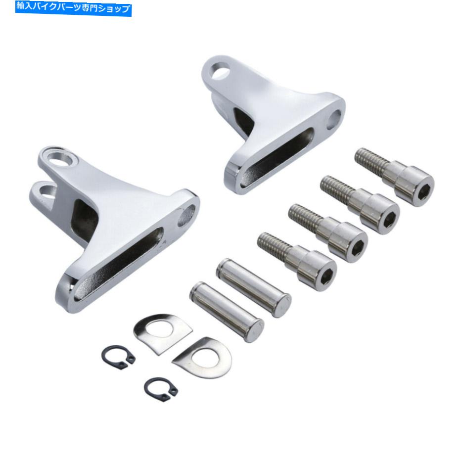 クロームパーツ Harley Touringモデル1993-2020のためのChrome旅客フットペグPEGミニマウントキット Chrome Passenger Footpeg Peg Mini Mount Kit For Harley Touring Models 1993-2020【並行輸入品】