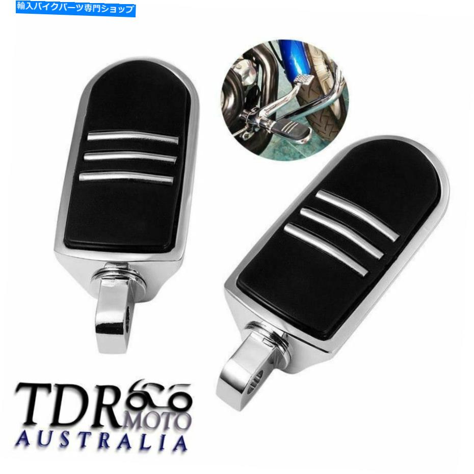 クロームパーツ Harley Davidson Chrome Foot PegキットソフトダイナFXST FXDB - TDRmoto For Harley Davidson Chrome Foot Peg Kit Softail Dyna FXST FXDB - TDRMOTO【並行輸入品】