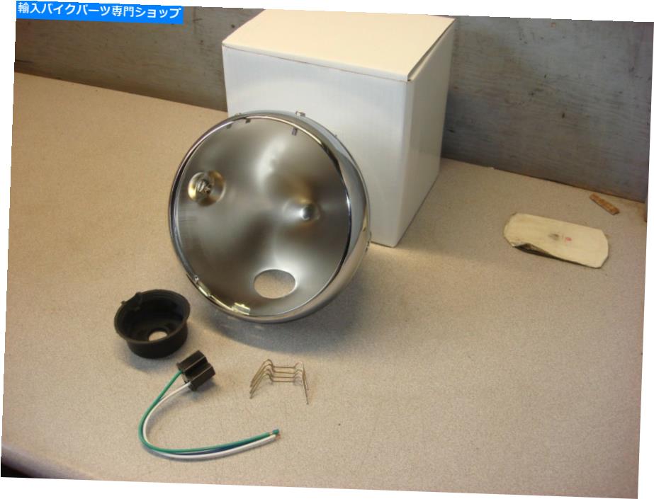 クロームパーツ エミゴクロームクラシックヘッドライトランプシェル&リム7 "インチサイドマウントイギリス EMGO CHROME CLASSIC HEAD LIGHT LAMP SHELL & RIM 7 " INCH SIDE MOUNT BRITISH【並行輸入品】|Us Custom Parts Shop USDM