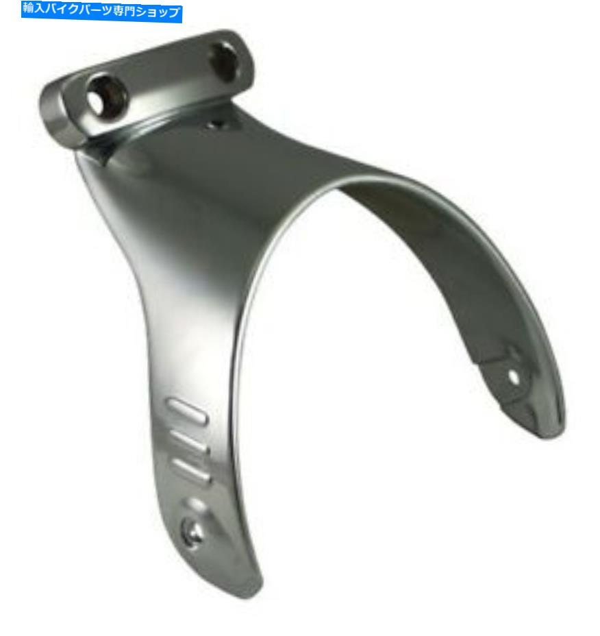 クロームパーツ MID USA 13005クロムヘッドライトブラケットマウント用Harley V-Rod 02-17 Mid USA 13005 Chrome Headlight Bracket Mount for Harley V-Rod 02-17【並行輸入品】