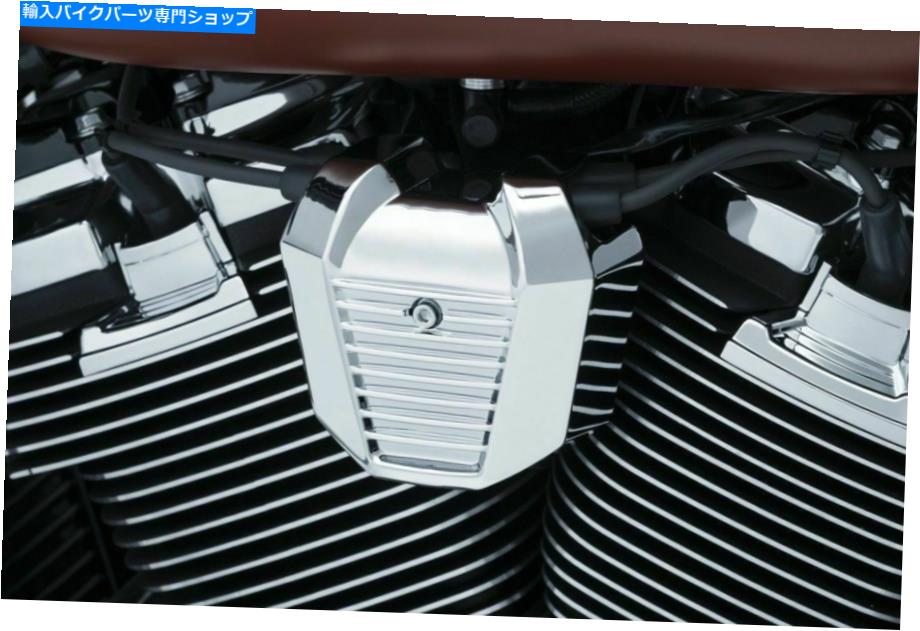 クロームパーツ ハーレーソフトヘリテージクラシックFLHCブレイクアウトFXBR 107のための精密コイルカバー Precision Coil Cover For Harley Softail Heritage Classic FLHC Breakout FXBR 107【並行輸入品】|Us Custom Parts Shop USDM