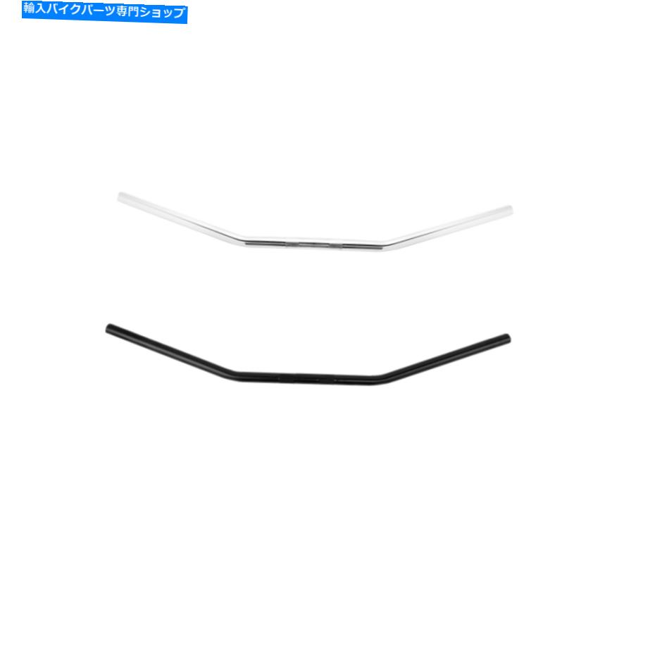 クロームパーツ ブラック/クローム1 ''ハンドルバーフィットハーレーダイナスーパーグライドカスタムFXDCドラッグバー Black/Chrome 1'' Handlebar Fit For Harley Dyna Super Glide Custom FXDC Drag Bar【並行輸入品】