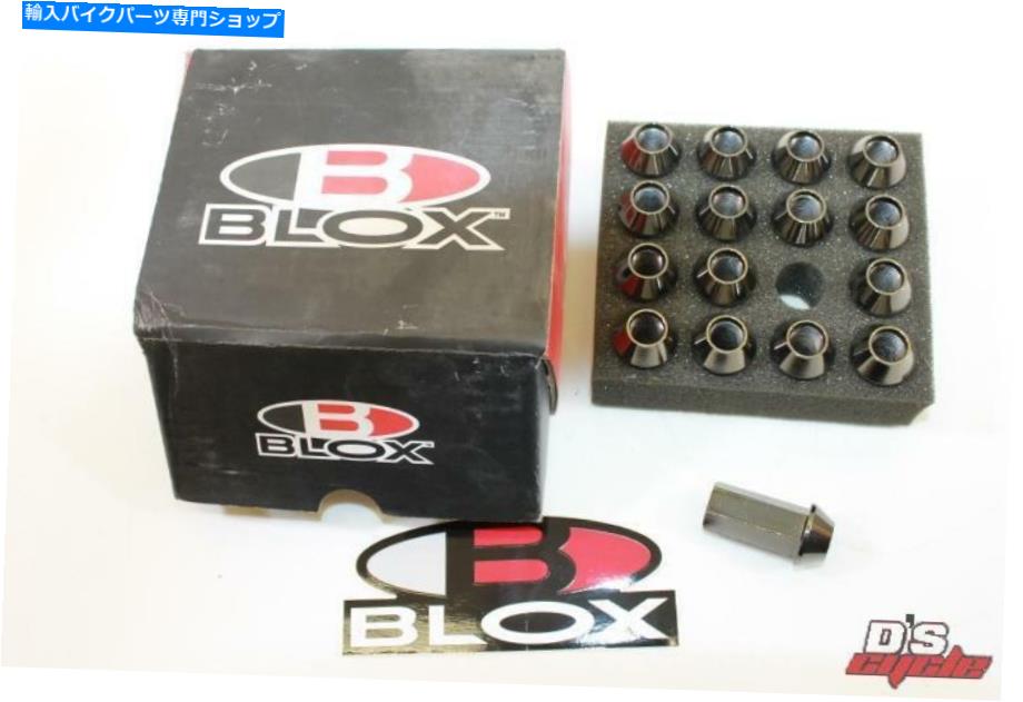 クロームパーツ BloxシンガーSCM 435コロラリラットセット12 x 1.25 mmブラッククロッククロック16カット - オリジナルのタイトルを表示 BLOXレーシングSCM 435 クロモリラグナットセット 12 x 1.25 mmブラック クローム 16 個セット- show original title【並行輸入品】