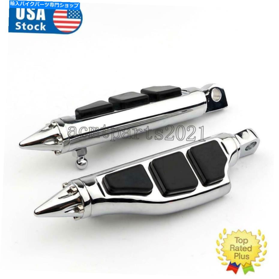 クロームパーツ Harley Davidson Softail Deluxe Deuceカスタム用クロムスティレットフットペグマウント Chrome Stiletto Foot Pegs Mount For Harley Davidson Softail Deluxe Deuce Custom【並行輸入品】|Us Custom Parts Shop USDM
