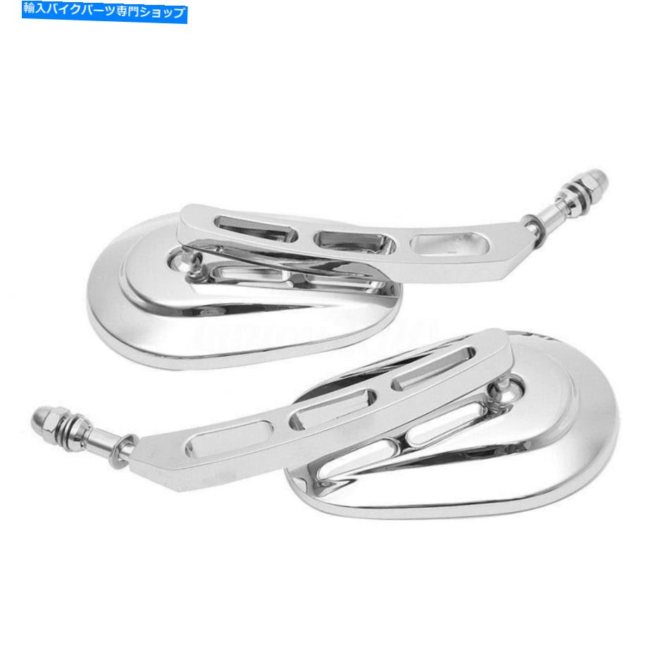 クロームパーツ Harley Davidson Heritage Softail Flhtc Classic Iaのためのクロムオートバイミラー Chrome Motorcycle Mirrors For Harley Davidson Heritage Softail FLHTC Classic IA【並行輸入品】 28,965円