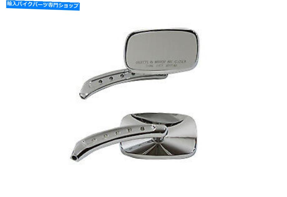 クロームパーツ オーバルミラーセットクロームはハーレー - ダビッドソンをフィットします Oval Mirror Set Chrome fits Harley-Davidson【並行輸入品】|Us Custom Parts Shop USDM