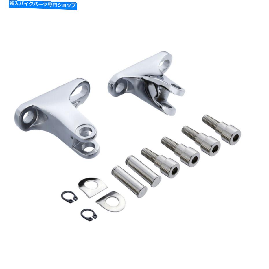 クロームパーツ 乗客フットペッグフットレストマウントフィットハーレーツーリンググライド1993-2020クロム Passenger Footpeg Footrest Mount Fit For Harley Touring Glide 1993-2020 Chrome【並行輸入品】