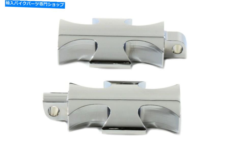 クロームパーツ ポケットビョウバン27-0954用途V-Twin Chrome Billetザッカーロンセット - オリジナルのタイトルを表示 ハーレーダビッドソン 27-0954 用V-Twin Chrome Billetレッドバロンフットペグセット- show original title【並行輸入品】|Us Custom Parts Shop USDM