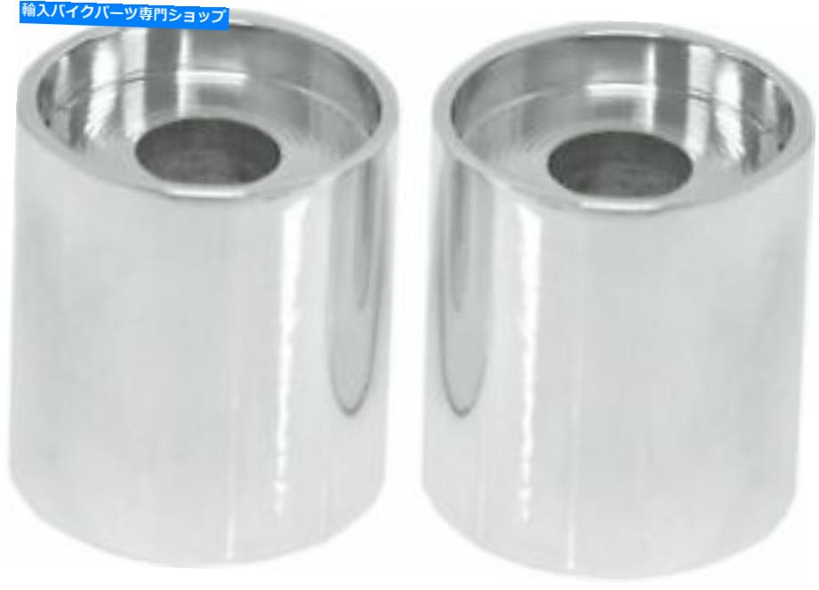 クロームパーツ La Choppers Chrome Riserは1インチのための延長です。HDのための昇降 LA Choppers Chrome Riser Extension For 1 in. Handlebars 1 1/2 in. Rise For HD【並行輸入品】