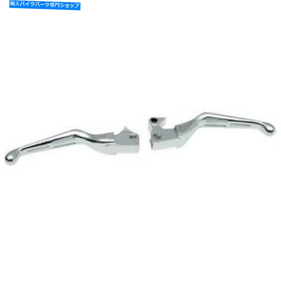 クロームパーツ Drag Specialtiesスロット付きワイドブレードクラッチ＆ブレーキレバーセット04-13 Drag Specialties Slotted Wide Blade Clutch & Brake Lever Set for Sportster 04-13【並行輸入品】｜Us Custom Parts Shop USDM 28,087円