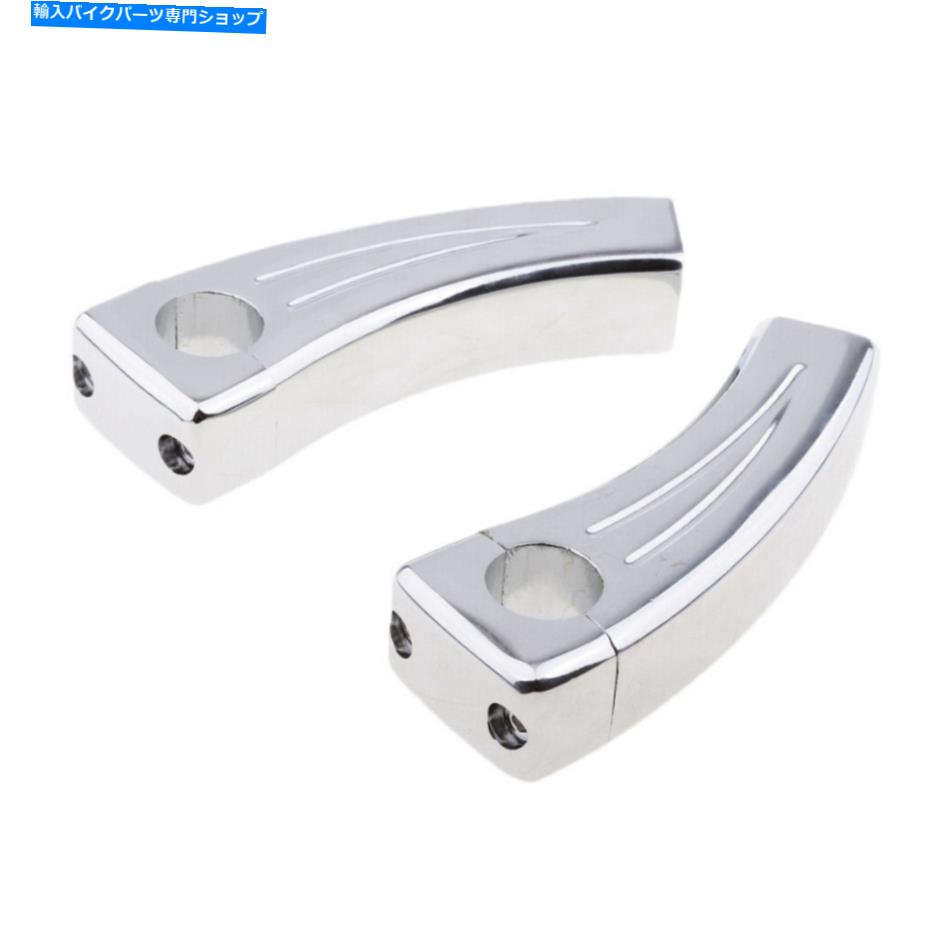 クロームパーツ 4.5 "Chromeオートバイハンドルバープルバックライザー（7/8"バー）ハンドバーライザー 4.5" Chrome Motorcycle Handlebar Pullback Risers (7/8" Bar) Hand Bar Risers【並行輸入品】｜Us Custom Parts Shop USDM