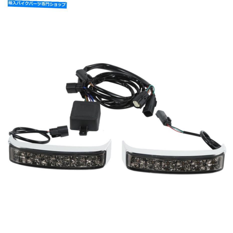 クロームパーツ サドルバッグLEDランブレーキターンランプライトハーレーエレクトロロードグライド2014-2020 Saddlebag LED Run Brake Turn Lamp Light For Harley Electra Road Glide 2014-2020【並行輸入品】