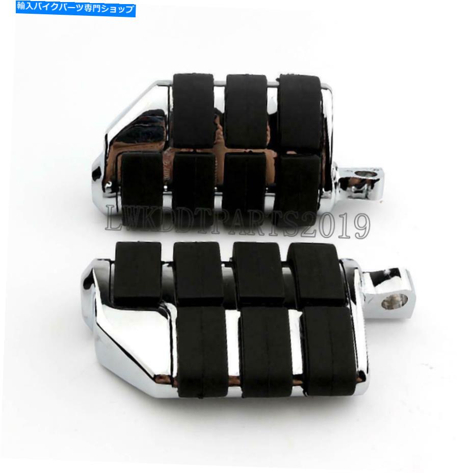 クロームパーツ Chromeオートバイ高速道路のペグアルミ製フットペッグレストハーレーダビッドソン Chrome Motorcycle Highway Foot Pegs Aluminum Footpegs Rest For Harley Davidson【並行輸入品】