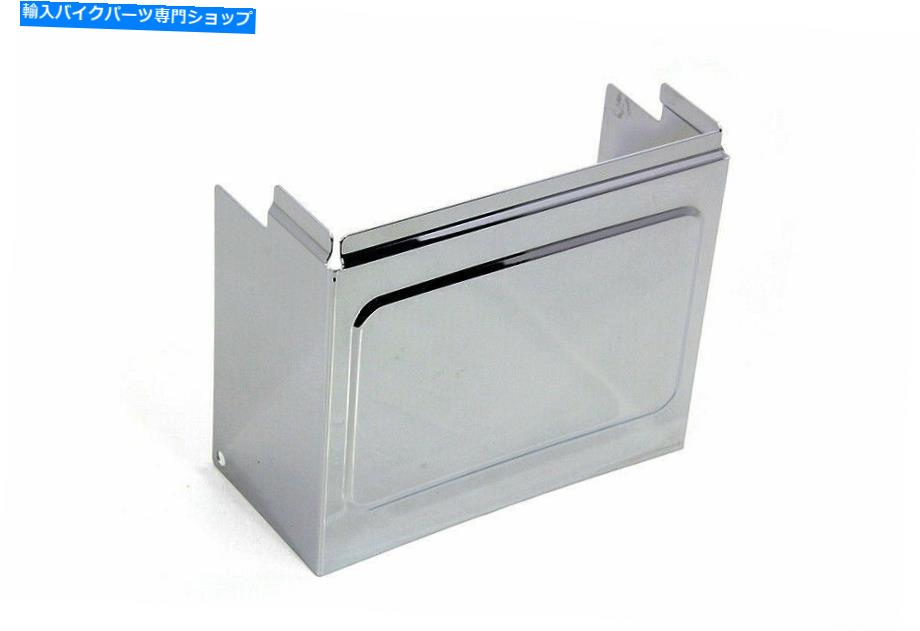 クロームパーツ V-Twinによるハーレーダビッドソンのためのクロムエンボスバッテリーサイドカバー Chrome Embossed Battery Side Cover for Harley Davidson by V-Twin【並行輸入品】