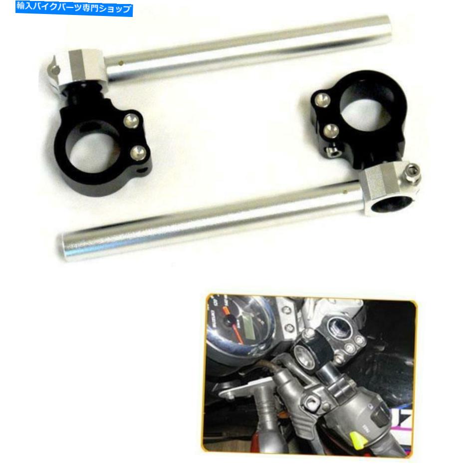 クロームパーツ 41mmフォークブラッククリップオン7/8 "オートバイCNCクロームハンドルバーハンドルバーペア 41mm Fork Black Clip-On 7/8" Motorcycle CNC Chrome Handlebars Handle Bar Pair【並行輸入品】｜Us Custom Parts Shop USDM
