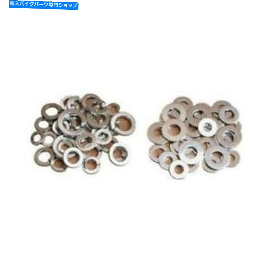 クロームパーツ Drag Specialties DS192378 Chrome Washers-Sae Flat - 7/16インチ - オリジナルのタイトルを表示 Drag Specialties DS192378 Chrome Washers-SAE Flat - 7/16インチ- show original title【並行輸入品】